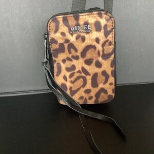 Aimee Kastenberg stadium crossbody.  Color: Jungle Leopard NWOT
